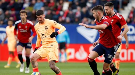 Rodrigo De Paul fue la figura del Atlético de Madrid en el triunfo ante el Osasuna / Twitter Atlético de Madrid.