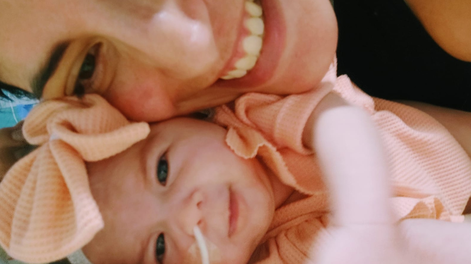 Luna, la bebé mendocina que podrá ser operada gracias a una ola de solidaridad: $10 millones en 72 horas. Foto: Gentileza