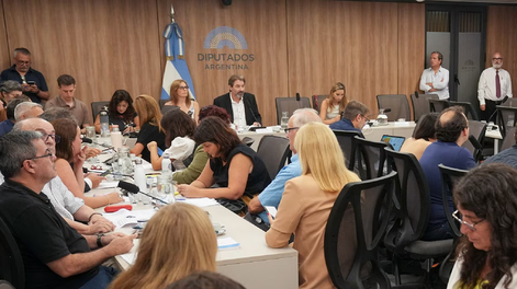 Reunión informativa sobre el caso $Libra. Foto: Infobae