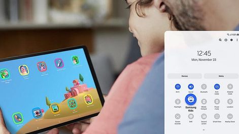 Los Andes | Tablet Samsung Galaxy Tab A7 Lite Silver. Foto: Samsung