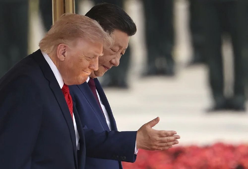 Donald Trump y Xi Jinping en China