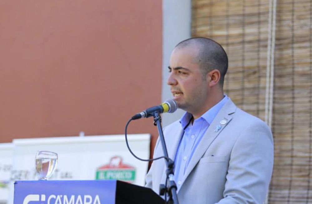 Andrés Vavrik, presidente de la Cámara de Comercio de Alvear