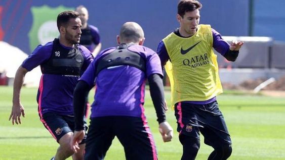 Messi entrenó con normalidad y jugaría ante el Celta
