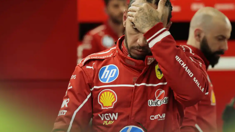 Lewis Hamilton, piloto de Ferrari
