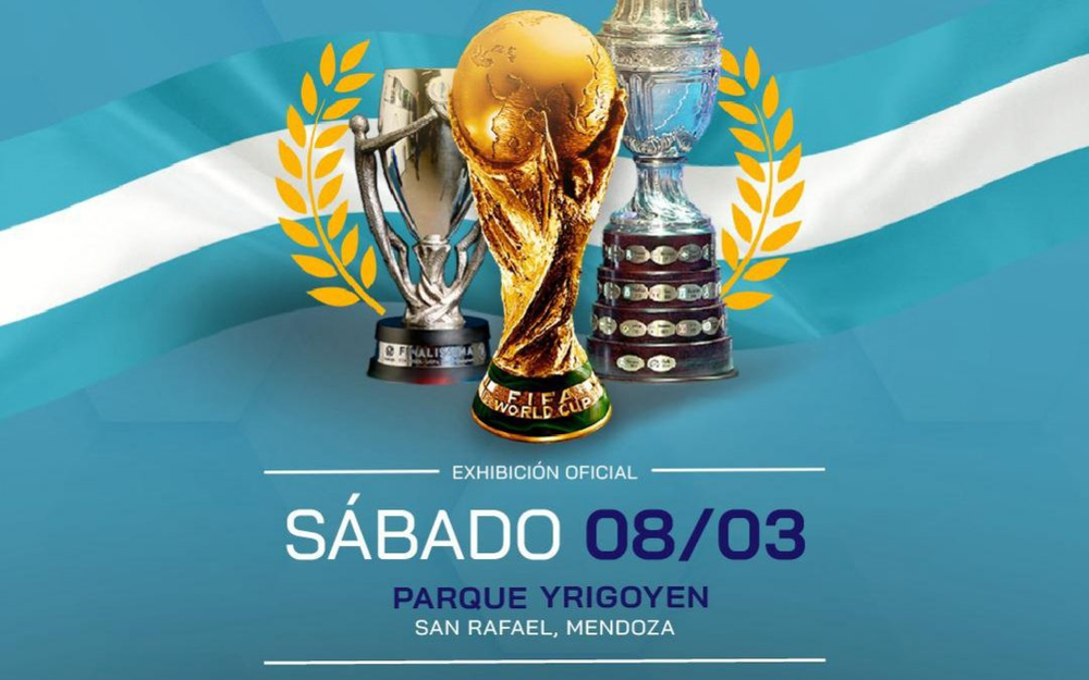 San Rafael se convertirá en la primera localidad de Mendoza en recibir la Copa del Mundo | Municipalidad de San Rafael 