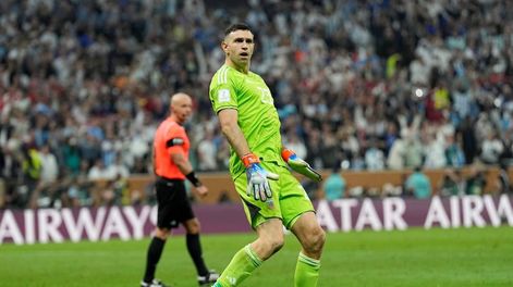 Dibu Martínez, el gran (y particular) arquero de la Selección Argentina. / archivo
