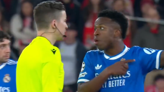Vinicius Jr acusó a Prestianni de racismo en la Champions League