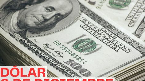 Está confirmado el precio que tendrá el dólar cuando abran los bancos este martes 2 de diciembre
