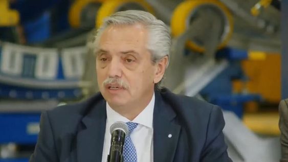 Fue durante una recorrida por el Centro Espacial Punta Indio donde se desarrolla el cohete lanzador de satélites Tronador II - Twitter Alberto Fernández