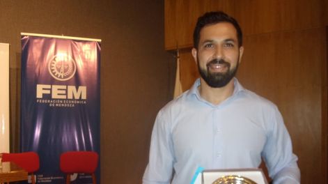 Mauricio Pío De Amoriza ganó el premio Joven Empresario Mendocino 2019