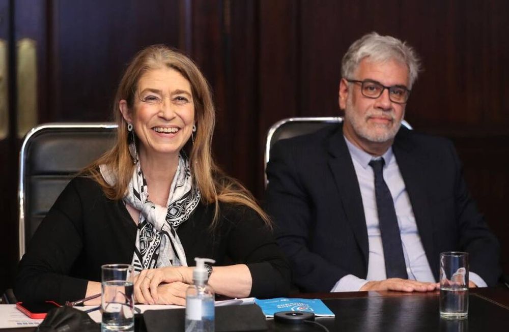 La subsecretaria de Comercio Interior, en una de las últimas reuniones junto a su ahora ex jefe, Roberto Feletti.