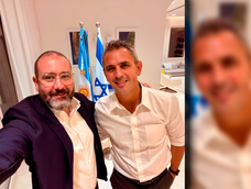 Axel Wahnish, embajador argentino en Israel, junto a Martín Menem. Axel Wahnish, embajador argentino en Israel, junto a Martín Menem.