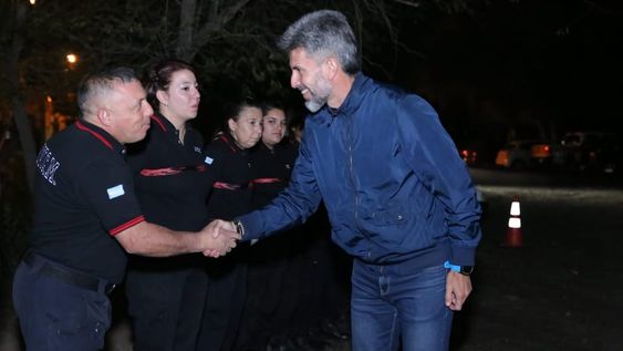 El intendente Ulpiano Suarez celebró el Día del Bombero Voluntario junto a sus protagonistas
