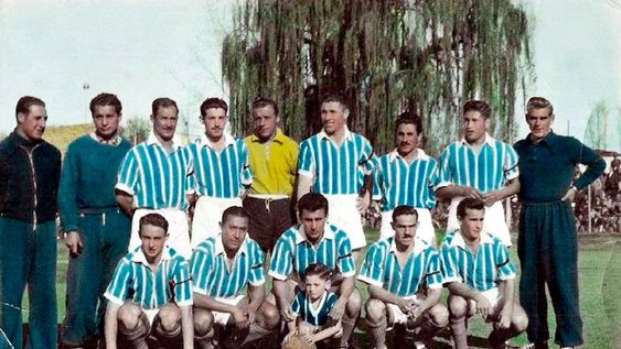 La base estaba. Con la columna vertebral del campeón de 1944, Godoy Cruz realizó una campaña brillante y volvió a alzar el trofeo de la Liga Mendocina en 1947. / Gentileza Dr. Julio Vega.