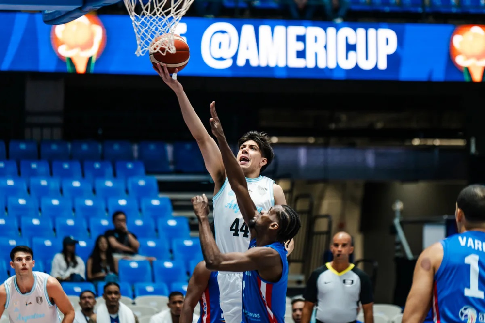 Argentyńska drużyna koszykówki. Dzięki uprzejmości FIBA Americas