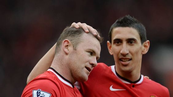 Con Rojo y Di María, el Manchester United derrotó al Aston Villa