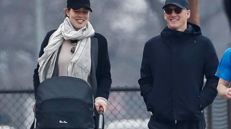 Cochecito por Mundial: Schweinsteiger disfruta de la vida en Chicago
