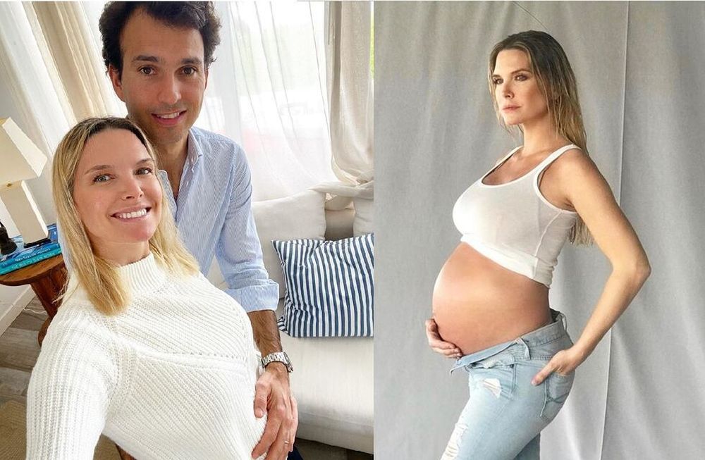 La tierna postal de Sofía Zámolo a punto de dar a luz