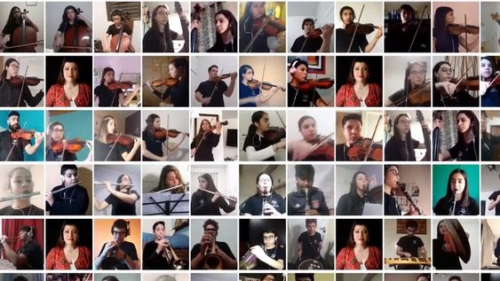 Orquesta de niños de San Martín homenajeó a los médicos del Hospital Perrupato con un emocionante video