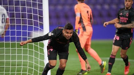Casemiro, el héroe de la tarde en Madrid.