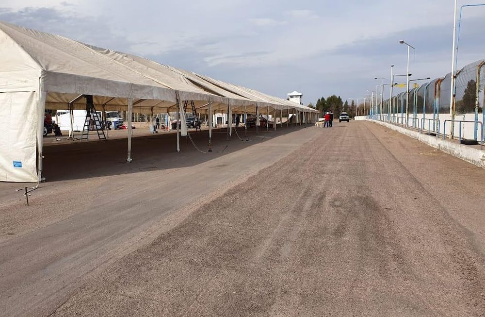 OSEP habilita una carpa para consultorios respiratorios