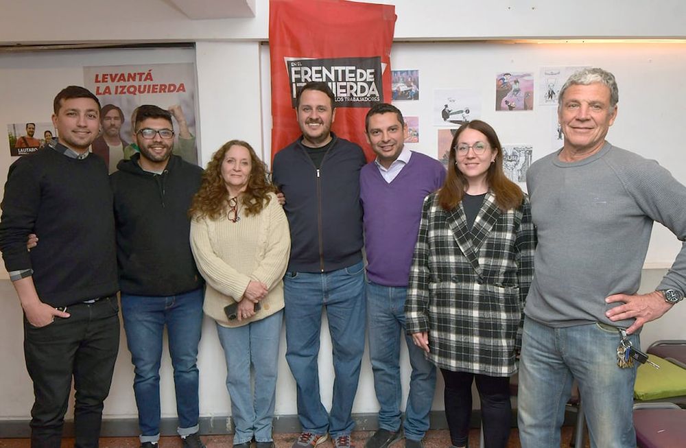 El Frente Izquierda de los Trabajadores, FIT  resultí último en las Elecciones 2023, en el búnker Laurtaro Jiménez Foto: Orlando Pelichotti