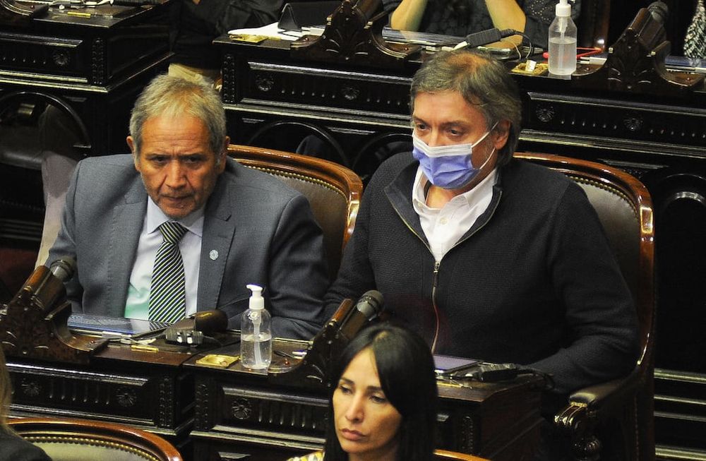Sesión en el Congreso de la nación .Sobre el acuerdo con el FMI .Máximo Kirchner PalazzoFotos Federico Lopez Claro