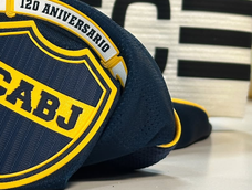 El escudo de los 120 años de Boca llega a las redes. El escudo de los 120 años de Boca llega a las redes.