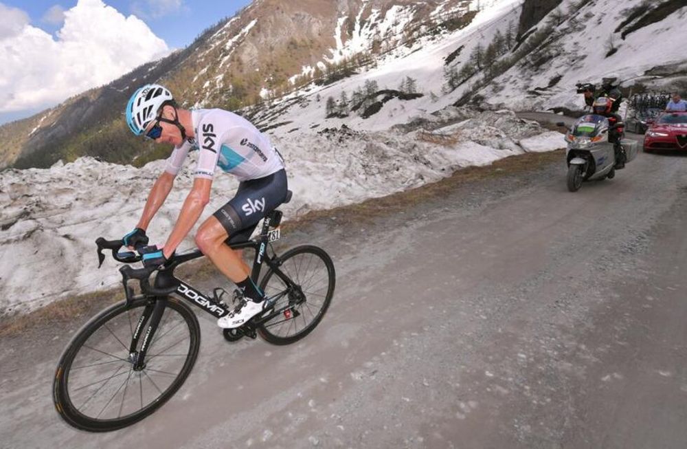 La bicicleta de Froome fue sometida a 6 controles durante el Giro de Italia