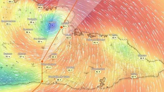 El huracán Melissa golpea con fuerza el este de Cuba: más de 700.000 evacuados y alerta por inundaciones.