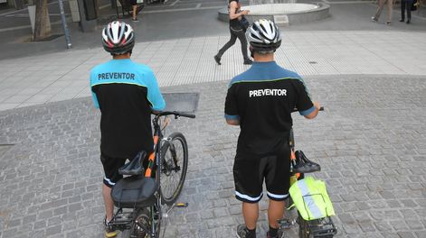 Los Andes | Capital fue la primera comuna de Mendoza con preventores, en 2009. Hoy cuenta con 243 efectivos, 30 de los cuales patrullan las calles en bicicleta.Foto: Jose Gutierrez / Los Andes