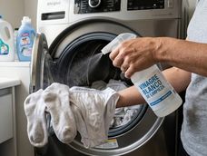 El vinagre blanco también puede contribuir a que ciertos tejidos de este tipo de ropa se perciban menos rígidos después del lavado.