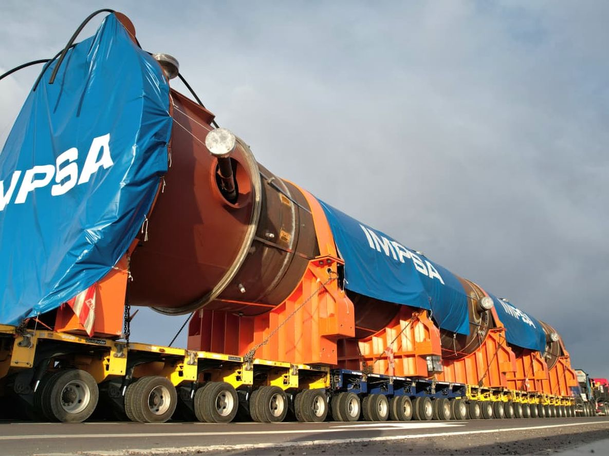 Reactor de Impsa para YPF: el operativo de traslado demandó más días de lo previsto originalmente