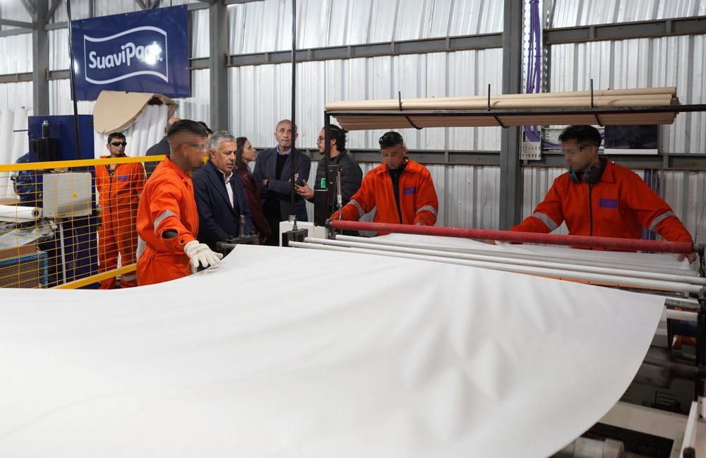 La empresa del sector privado, Suavipack, produce papel higiénico, servilletas y toallas de papel en el penal Almafuerte 1 de Mendoza