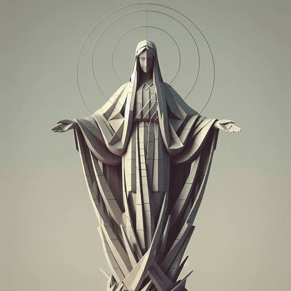 The giant Virgin they want to build in Rivadavia
