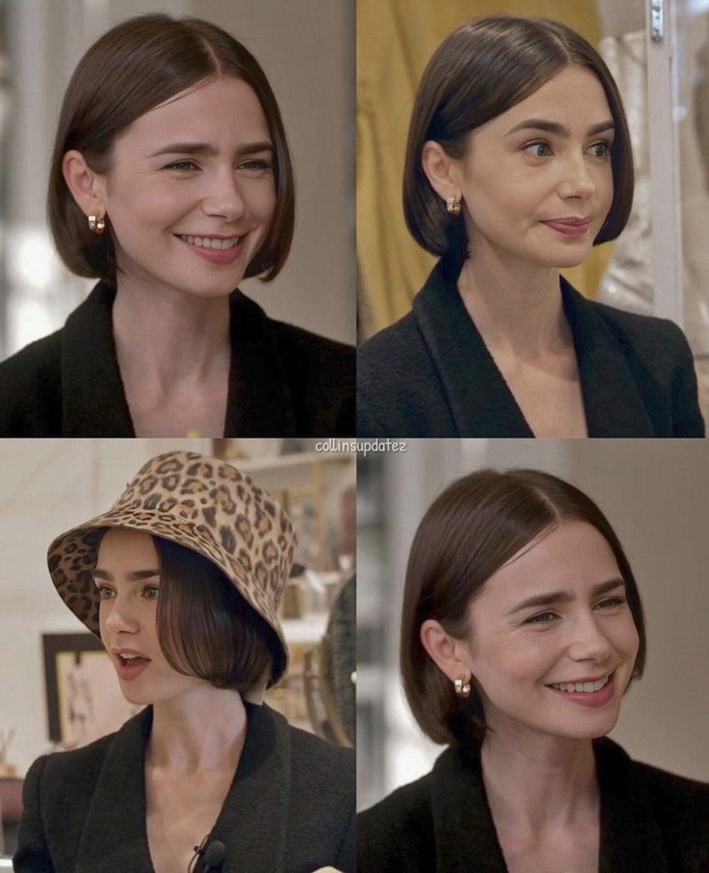 Lily Collins fue pionera del look.