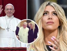 wanda nara recordo la bendicion del papa francisco en un momento clave de su vida