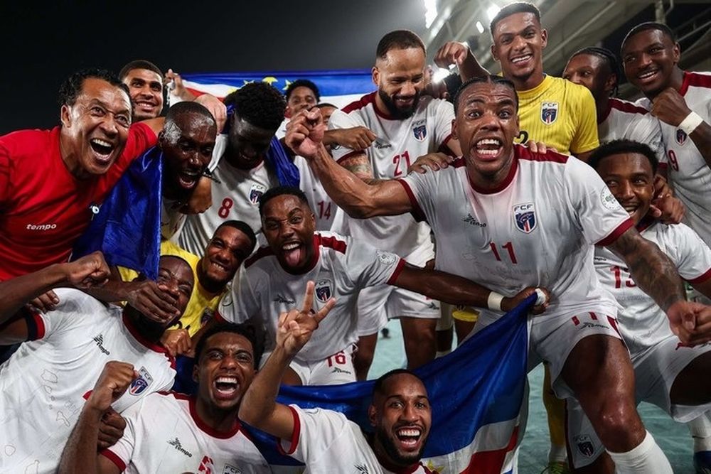 Fútbol. Los habitantes del archipiélago de Cabo Verde festejaron hasta altas horas de la madrugada