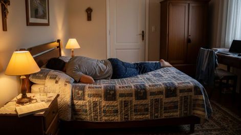 Los Andes | persona que duerme con puerta cerrada
