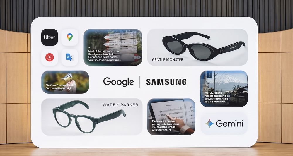 Nuevas gafas inteligentes de Google y Samsung