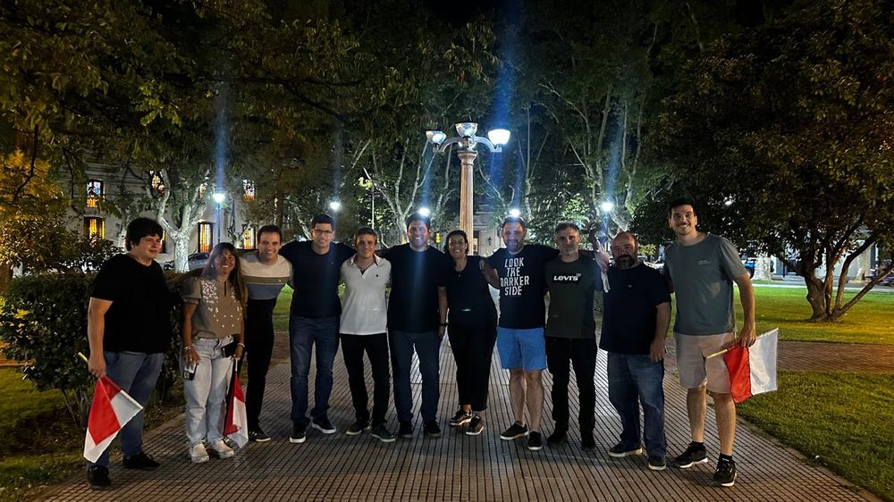 El festejo de La Libertad Avanza + Cambia Mendoza en San Rafael