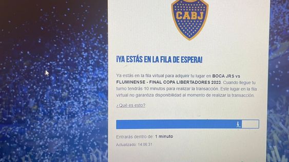 Muchos hinchas de Boca indignados por la aplicación soy socio para sacar entradas la para la gran final de la Copa Libertadores. / Gentileza.