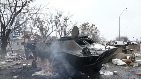 Los Andes | Un duro bombardeo contra la segunda ciudad de Ucrania, Járkov.