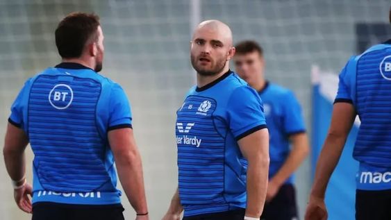 El forward David Cherry sufrió un golpe en su cabeza en el día libre del equipo y no podrá seguir jugando el Mundial de Rugby. (Prensa Scottish Rugby)