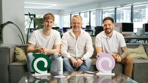 Guillermo Langot, Nicolás Hoffmann y Fabricio Di Fiorio creadores de Oppers.