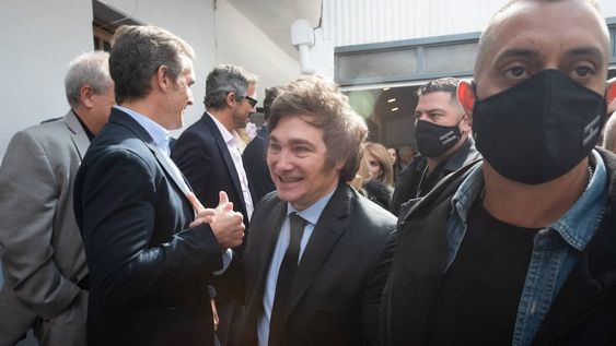 El diputado nacional Javier Milei estuvo en Mendoza. Ignacio Blanco / Los Andes
