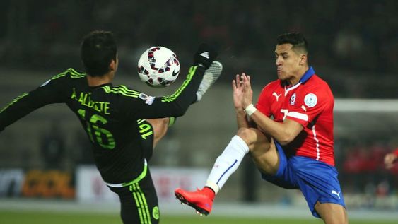 Chile y México brindaron un show de goles