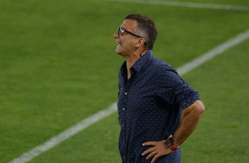 Juan Antonio Pizzi, DT de Racing Club. / gentileza