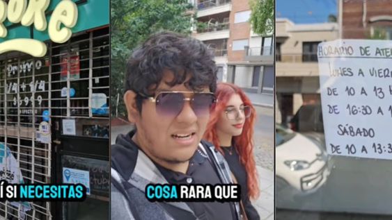 Una pareja extranjera no entiende por qué los comercios cierran en el horario de la siesta. TikTok