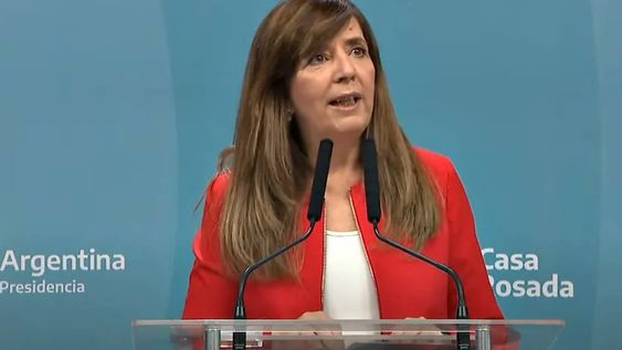 Gabriela Cerruti, portavoz del Gobierno